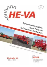 Preview for 1 page of HE-VA Tip-Roller XL 12,30 m Operating Instructions Manual