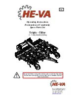 HE-VA Triple-Tiller 4.0m Operating Instructions Manual preview