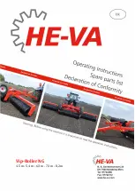 HE-VA Vip-Roller NG 4,5m Operating Instructions Manual preview