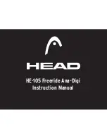 Предварительный просмотр 1 страницы HEAD HE-105 Freeride Ana-Digi Instruction Manual