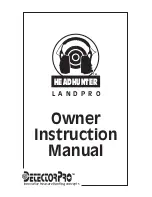 HeadHunter LandPro Owner'S Instruction Manual preview