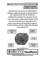 Preview for 1 page of HeadRoom headphone amplifier User Manual