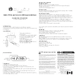 Предварительный просмотр 2 страницы HEADRUSH 1219832 Owner'S Manual