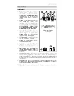 Предварительный просмотр 11 страницы HEADRUSH FRFR-108 User Manual