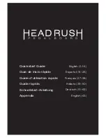 HEADRUSH Pedalboard Quick Start Manual preview