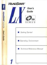 HeadStart LX CD User Manual предпросмотр