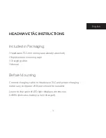 Preview for 5 page of Headwaver TAG Instructions Manual