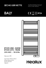 HEALLUX BALY ETC01-05E Instruction Manual preview