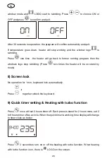 Preview for 26 page of HEALLUX Cassiope Instruction Manual