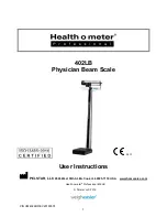 Preview for 1 page of Healt o meter 402LB User Instructions