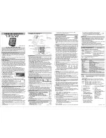 Preview for 2 page of Health & Life BPM280XL Instruction Manual