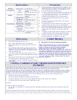 Preview for 3 page of Health & Life HL220 Instruction Manual