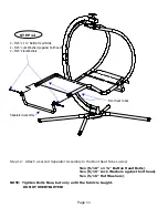 Предварительный просмотр 12 страницы Health in motion 421 Assembly & Operation Manual