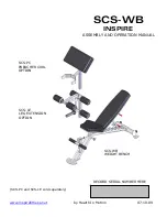 Preview for 1 page of Health in motion SCS-LE Assembly And Operation Manual