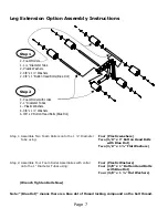 Preview for 10 page of Health in motion SCS-LE Assembly And Operation Manual