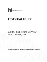 Health Innovations hi ITC Essentials Manual preview