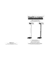 Preview for 1 page of Health O Meter 400KL Assembly & Operating Instructions