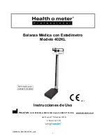 Preview for 21 page of Health O Meter 402KL User Instructions