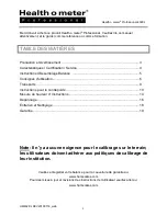 Preview for 42 page of Health O Meter 402KL User Instructions