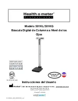 Preview for 27 page of Health O Meter 501KG User Instructions