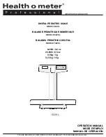 Health O Meter 522KL Operation Manual preview