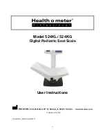 Health O Meter 524KG User Instructions preview