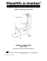 Health O Meter 594KL Assembly & Operating Instructions preview