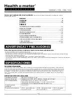 Preview for 16 page of Health O Meter 597KL Operation Manual