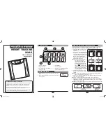 Preview for 1 page of Health O Meter HDM165-53 User Manual