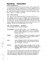 Preview for 4 page of Health O Meter Healthometer BFM950 User Manual