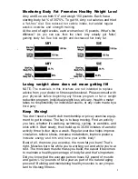 Preview for 7 page of Health O Meter Healthometer BFM950 User Manual