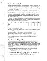 Preview for 9 page of Health O Meter Healthometer BFM950 User Manual