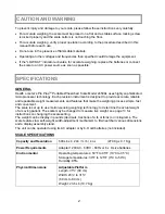 Preview for 3 page of Health O Meter PRO PLUS 2450KL Operation Manual