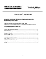 Preview for 51 page of Health O Meter Proplus 2101KGWA User Instructions