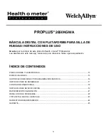 Предварительный просмотр 15 страницы Health O Meter PROPLUS 2650KGWA User Instructions