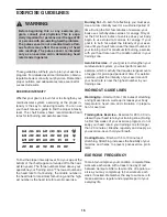 Preview for 16 page of HEALTH RIDER Cross Trainer 950 User Manual