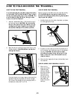 Preview for 23 page of HEALTH RIDER H95T User Manual