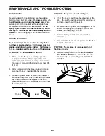 Preview for 24 page of HEALTH RIDER H95T User Manual