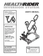 HEALTH RIDER HRBE2067.0 User Manual preview