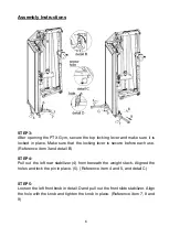 Preview for 8 page of HealthCare International PTX Gym Assembly Instructions Manual