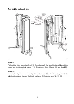 Preview for 9 page of HealthCare International PTX Gym Assembly Instructions Manual