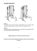 Preview for 12 page of HealthCare International PTX Gym Assembly Instructions Manual