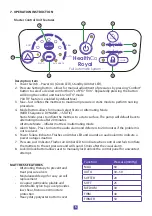 Preview for 8 page of HealthCo Royal User Manual