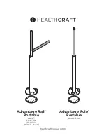 Preview for 1 page of Healthcraft Advantage Pole Portable AR-AP-P-HD Manual