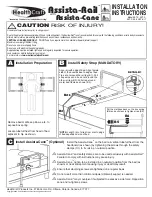 Healthcraft Assista-Rail Series Installation Instructions preview