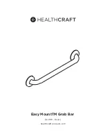 Preview for 1 page of Healthcraft Easy MountTM Grab Bar Instructions Manual