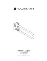 Предварительный просмотр 1 страницы Healthcraft P.T.Rail Angled Manual