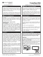 Healthcraft SuperPole FRS Series Installation Instructions preview