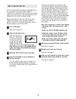 Preview for 15 page of Healthrider 310 Re Elliptical Manual