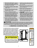 Preview for 4 page of Healthrider 500 Sel Treadmill (French) Manuel De L'Utilisateur